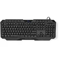 Nedis Gaming Tastatur deutsches Layout kabelgebundene Tastatur mit RGB-Beleuchtung