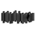 Umbra Garderobenleiste Umbra, Schwarz, Kunststoff, 49x18x3 cm, Aufhängemöglichkeit, Garderobe, Garderobenleisten & Garderobenhaken, Garderobenleisten