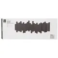umbra Wandgarderobe "Sticks" in Schwarz - (B)49 x (H)18 x (T)3 cm