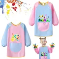 2Pcs Malkittel Kinder,Wasserdicht Malschürze,Langarm Malschürze Kinder für 61...
