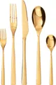 GRÄWE Besteck-Set Porto, 10-teilig, 2 Personen, Edelstahl, gold