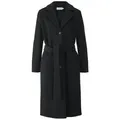 Hessnatur Wintermantel aus reiner Bio-Merinowolle (1-tlg) schwarz 34