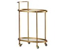 Tchibo - Woood Metall-Push-Trolley - 67x35x86cm - Metall / Glas