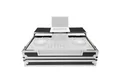 Magma Koffer, DJ-Controller Workstation XDJ-AZ / XDJ-XZ, black/silver (Wheels) -