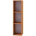 Schallplattenregal Platto in Buchefarbe, B: 34 cm