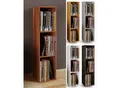 VCM Holz Schallplatten Regal Stand Regal mit 3 Fächer für 100 Schallplatten Maße: H. 107 x B. 34 x T. 30 cm - Platto