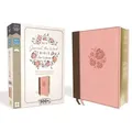 NIV, Journal the Word Bible for Women, Leathersoft, Pink, Red Letter Edition, Comfort Print