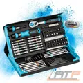 HAZET SMARTCASE BIT SATZ SECHSKANT 6,3 mm (1/4") - 73-tlg. BIT-RATSCHE KNARRE