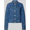 Only Jeansjacke mit Brustpattentaschen Modell 'WONDER LIFE' in Jeansblau, Größe S