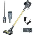 Genius Invictus X8 Pro FACELIFT Akku-Staubsauger, Handstaubsauger Kabellos, Beutellos, Wechselakku Laufzeit bis 50 min. - Gold