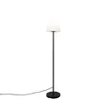 Qazqa Außen-Stehlampe Virginia, ohne Leuchtmittel, Warmweiß, QAZQA Außen Boden­leuchte, e27, Schwarz, Stahl, Design