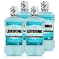Listerine Mundspülung Cool Mint 500ml - Milder Geschmack (4er Pack)
