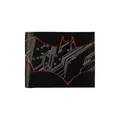 BATMAN Unisex-Erwachsene Mw857252bat Brieftasche, Schwarz und Rot, One Size
