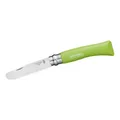 Opinel No 07 Kindermesser Grün Schnitzmesser abgerundet Virobloc Buchenholz 8cm