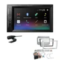 Pioneer DMH-A240BT 2-DIN Autoradio Bluetooth USB für Opel Astra H satin stone