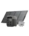 EcoFlow Delta 3 tragbare Powerstation 1024Wh mit 400W Solarpanel, 0% VAT WLAN Stream Mikrowechselrichter 800W, Schnellladung von 0-70% in 30 Min., erweiterbar auf 5 kWh, für Zuhause, Camping und Reise