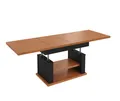 designimpex Couchtisch DA-666 höhenverstellbar ausziehbar 120/200 cm Esstisch Wohnzimmer, Funktionstisch, Wohnzimmertisch, Tisch, Esstisch, Sofatisch, Schublade