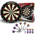 Dartscheibe Darts Set Steeldarts Pfeile Flights Sisal Turniermaß