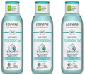 lavera BASIS SENSITIV Pflegedusche Duschgel mit Bio Aloe Vera & Keratin 3x 250ml