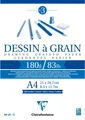 Zeichenblock A4 verleimt, 21x29,7cm, 180g, 30 Blatt