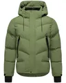 STONE HARBOUR Herren Winterjacke warme Steppjacke mit (abnehmbarer) Kapuze Livianoo XX Pine Olive Gr. XXL