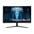 Samsung Odyssey Neo G8 Gaming Monitor S32BG850NU, 32 Zoll, VA-Panel, 4K UHD-Auflösung, AMD FreeSync Premium Pro, 1 ms Reaktionszeit, Bildwiederholrate 240 Hz, Front Schwarz, Rückseite Weiß