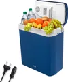 TZS First Austria - Kühlbox 24L elektrisch 12V 230V Anschluss für Auto & Steckdose - Thermoelektrisch - Blau
