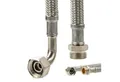 tecuro Flexschlauch DN 8 Verbindungsschlauch IG mit Bogen 90° x AG - KTW-A DVGW