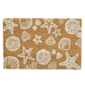Floristik24 Fußmatte Kokos Muscheln Seesterne Türmatte 58x38cm