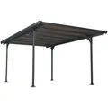 Carport, Metall, 218x297x500 cm, Sonnen- & Sichtschutz, Pavillons & Pergolas, Pergolas
