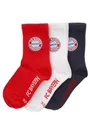 FC Bayern München I Crew Socken 3er-Set I Kinder I Mehrfarbig I 23-26
