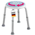 Dusch- und Badhocker | Höhenverstellbar | Um 360 Grad drehbar | Peter