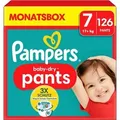 Pampers Windeln - Baby Dry Pants Gr.7 Extra Large 17+kg - Monatsbox - 126St.