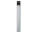 Hama Kabelkanal Aluminium Kabelführung zum Schrauben oder Kleben für 5 Kabel, halbrund, Kabelmanagement, 110 cm Länge