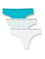 Calvin Klein Damen 3er Pack Brazilian Slips mit Spitze, Mehrfarbig (Azalea/Lychee/White), XXL