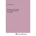 Beiträge zur Zoologie und vergleichenden Anatomie / MV-NaturalScience / Taschenbuch