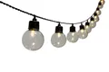 Dehner LED Solarleuchte Solar-Lichterkette Ronda, Lichtfarbe warmweiß, Länge 380 cm, Warmweiß