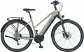Prophete E-Bike Trekkingrad Entdecker 4.0, 10 Gang microSHIFT RD-M61S Schaltwerk, Kettenschaltung, Mittelmotor, 540 Wh, Pedelec, Elektrofahrrad für Damen