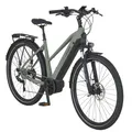 Prophete Trekking E-Bike Entdecker 4.0 Damen Moosgrau-Schwarz Mat 28 Zoll