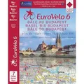 EuroVelo 6 (Basel - Budapest) 1: 100 000 / Huber Kartographie / Taschenbuch