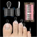 Nail Tips, Half Cover Square Gel, Flexible, 15 Sizes, 300 Pieces