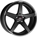 ALUFELGE MOMO Five 8x18 5x100 ET 42 MATT BLACK POLISHED