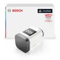 Bosch Smart Home Heizkörperthermostat II [+M], smartes Thermostat, Flexible Nutzung im Bosch Smart Home System oder herstellerübergreifend in Matter Systemen, anthrazit