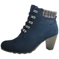 s.Oliver Schnürstiefelette Stiefelette blau 42 EU