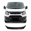 OMAC Motorhaube Deflektor Steinschlagschutz Kompatibel mit Ford Transit Tourneo Custom 2013-2018 | Schwarz Insekten Motorhaubenschutz Rahmenschutzfolie Maske Auto Zubehör
