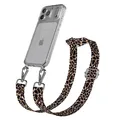 Handykette für Apple iPhone 17 Pro Max Schnur Hülle mit Breitband Leo - Silber