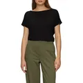 s.Oliver T-Shirt mit Markenlabel schwarz XS (34)