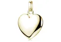 Materia Herzanhänger Damen Gold Liebe Herz KA-272, Sterlingsilber, vergoldet