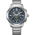 Herrenuhr CITIZEN AT2530-85L, klassisch in Marineblau, aus Titan.