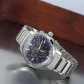 Citizen Sports Super Titanium Eco Drive Chronograph Herrenuhr AT2530-85L Blau